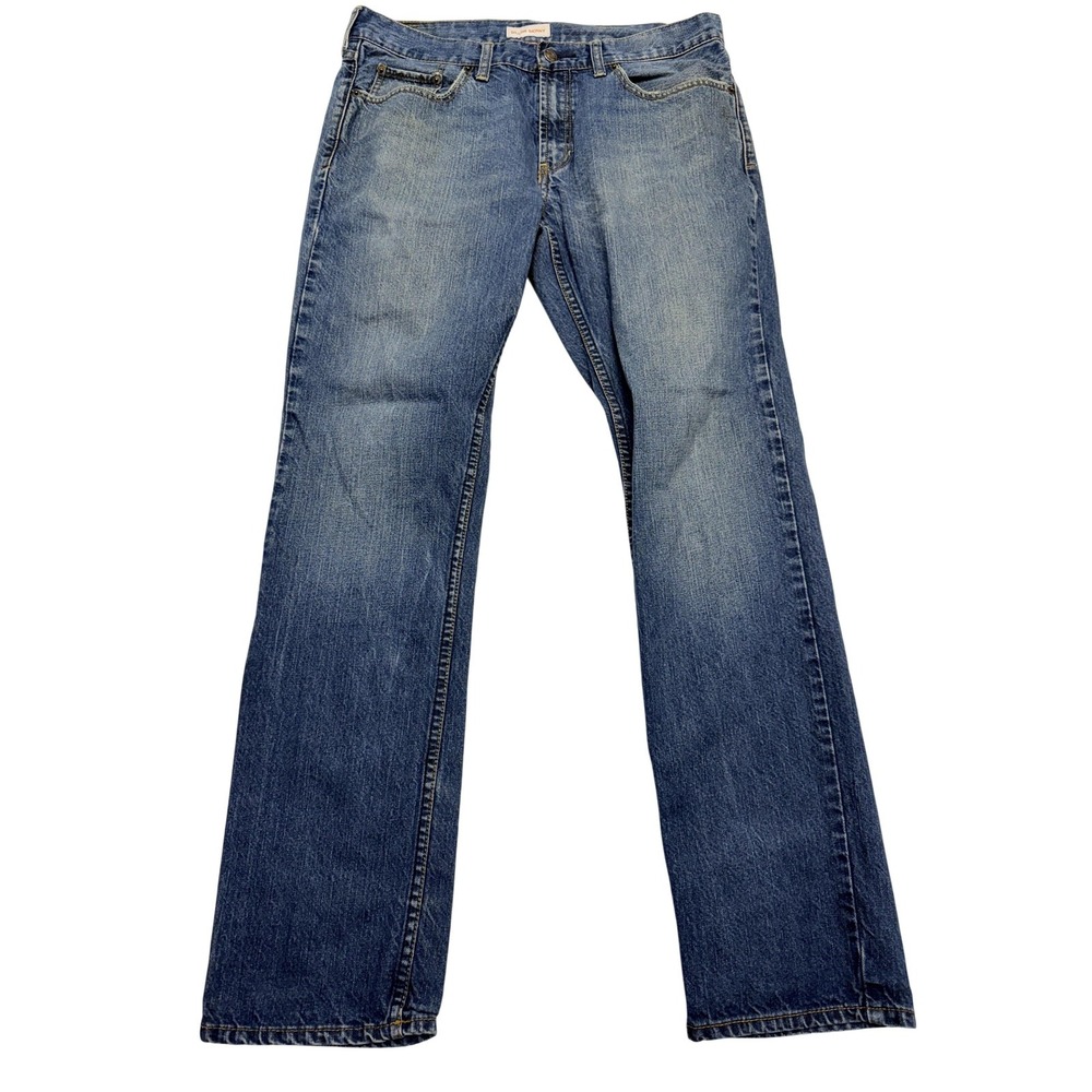 Bullhead Denim Dillon Skinny Jeans Mens 34x31 Blue Low Rise‎ Cotton Denim